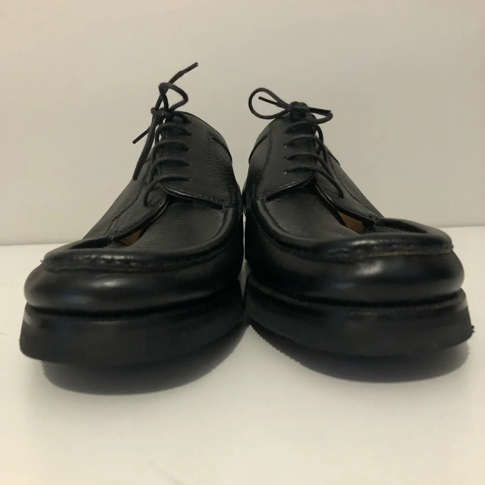 Moreschi Black Leather Lace Up Oxfords Men’s 8.5 Shoes Size 8 1/2